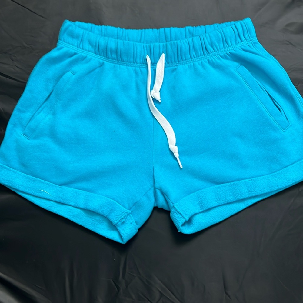 Pink teal blue shorts size small